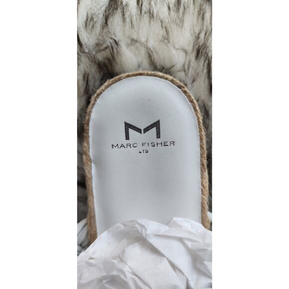 Marc Fisher Jaime Flat Espadrille Slip On Sandals Slides Size 9 - Picture 4 of 10